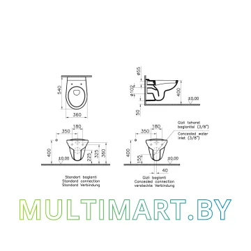 Унитаз Vitra Normus 6855B003-0101 картинка 4